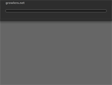 Tablet Screenshot of growlers.net